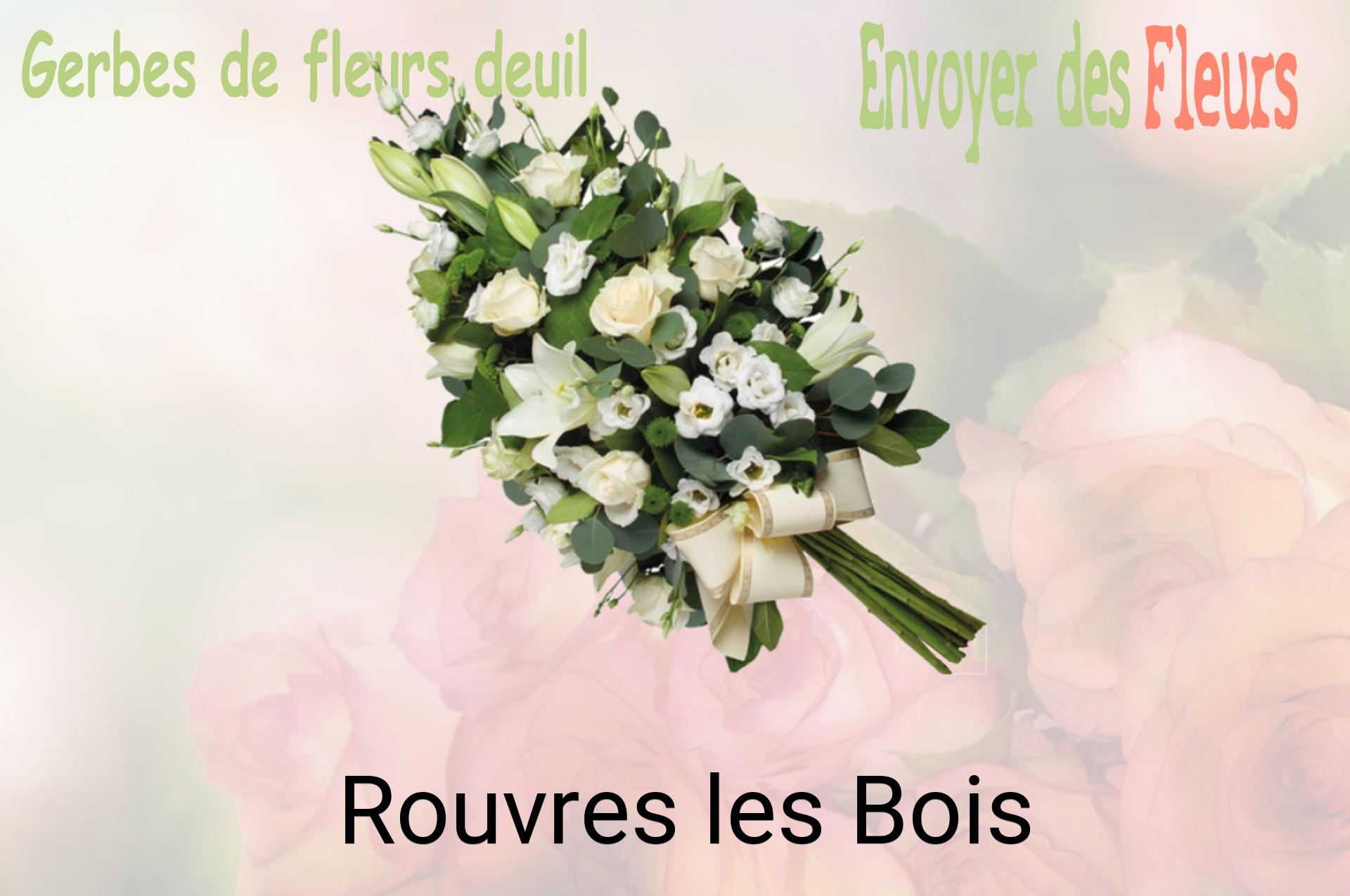 Gerbe de fleurs de deuil livrée à Rouvres-les-Bois